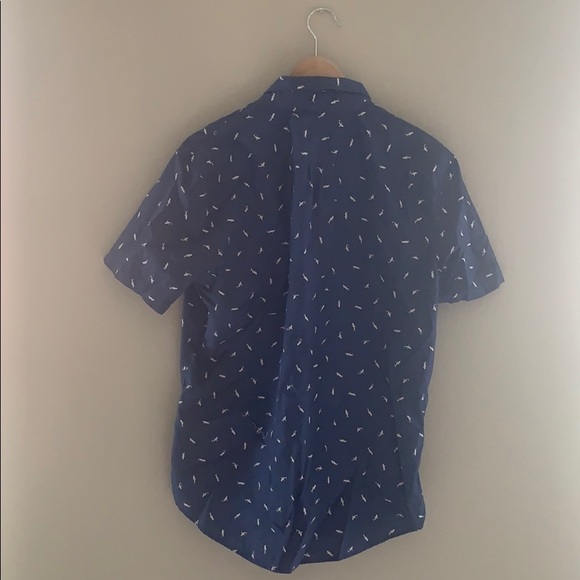 Blue Shark Pattern Shirt - Picture 4 of 4